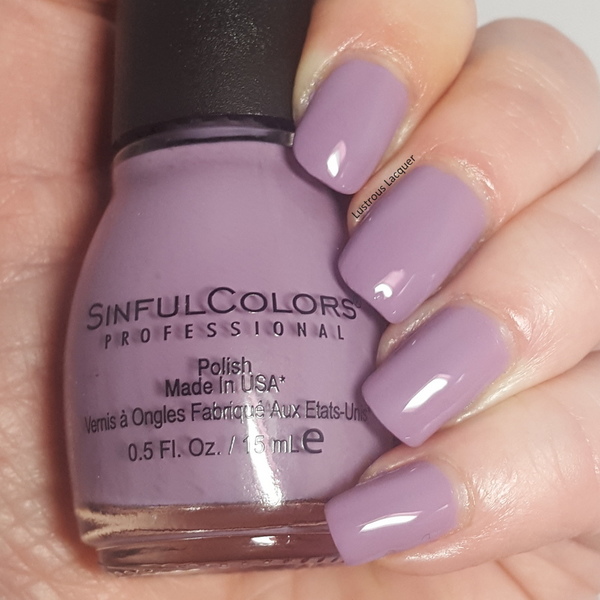 Nail polish swatch / manicure of shade Sinful Colors Shock Candy