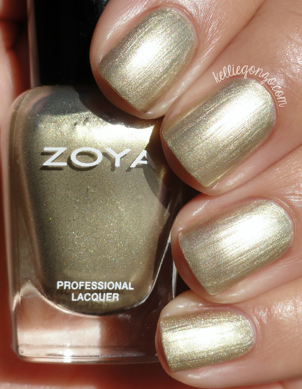 Nail polish swatch / manicure of shade Zoya Severine