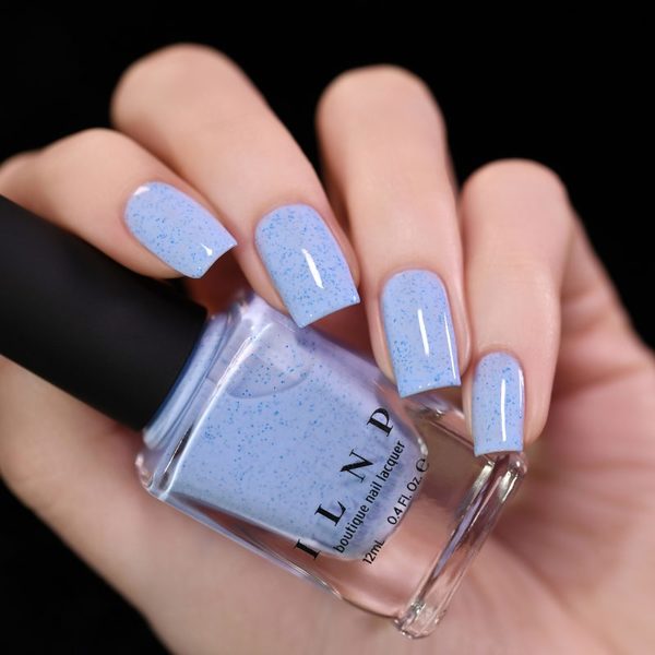 Nail polish swatch / manicure of shade I Love Nail Polish Bluebird