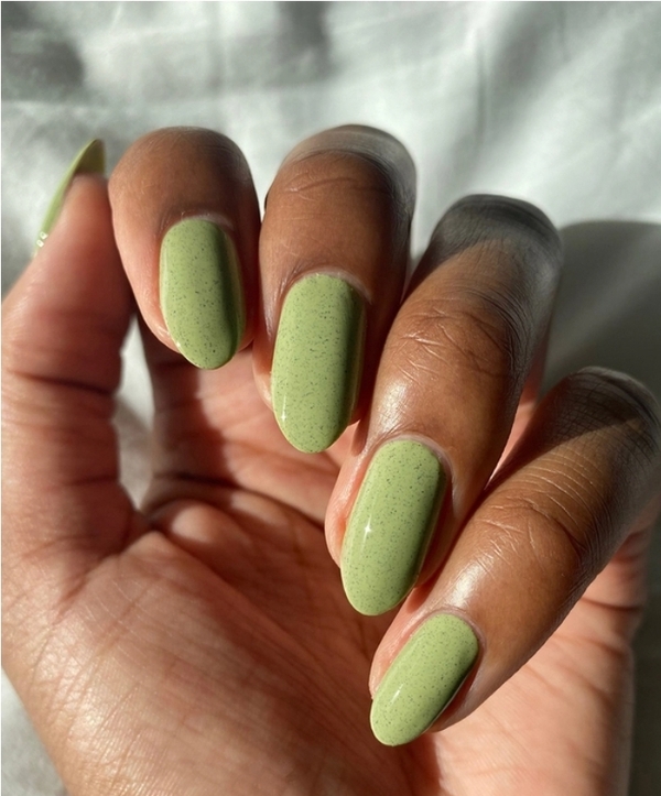 Nail polish swatch / manicure of shade Cirque Colors Pistachio