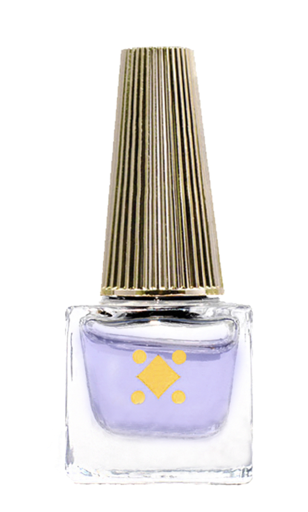Nail polish swatch / manicure of shade Deco Miami Lavender Cuticle Oil
