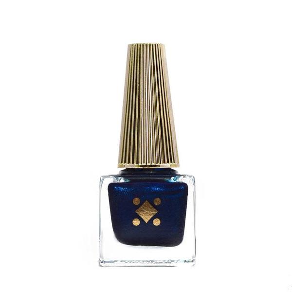 Nail polish swatch / manicure of shade Deco Miami Brickell Blue