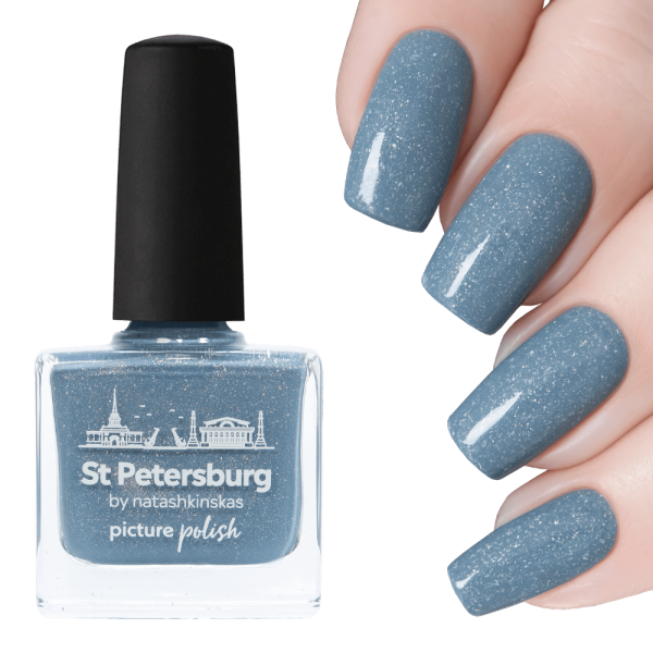 Nail polish swatch / manicure of shade piCture pOlish St Petersburg