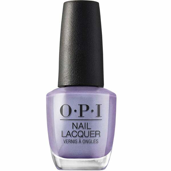 Nail polish swatch / manicure of shade OPI Just a Hint of Pearl-ple