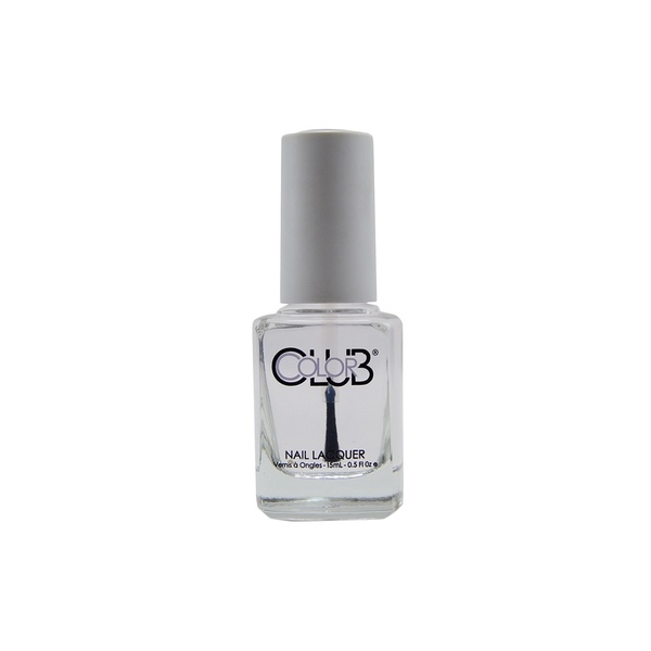 Nail polish swatch / manicure of shade Color Club Club Clear