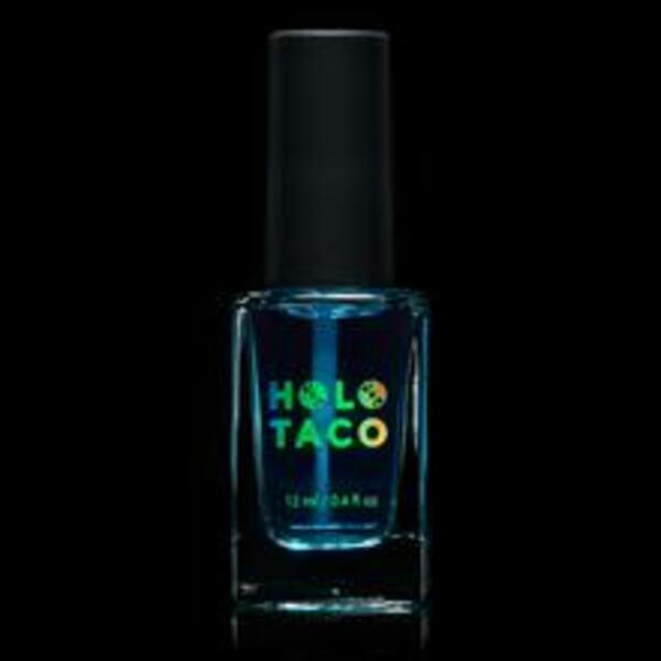 Nail polish swatch / manicure of shade Holo Taco Long-Lasting Base