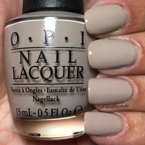 Nail polish swatch / manicure of shade OPI Coconuts Over OPI