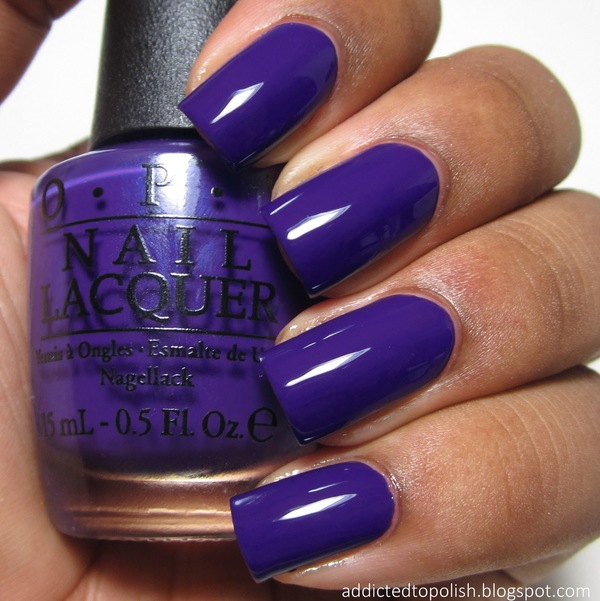 Nail polish swatch / manicure of shade OPI Do You Have this Color in Stock-holm
