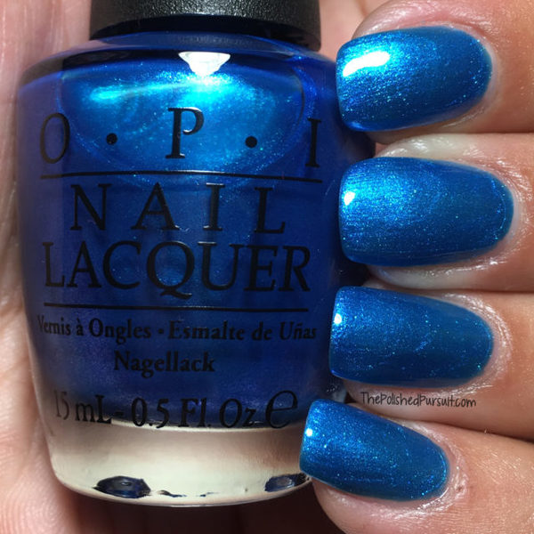 Nail polish swatch / manicure of shade OPI Do You Sea What I Sea