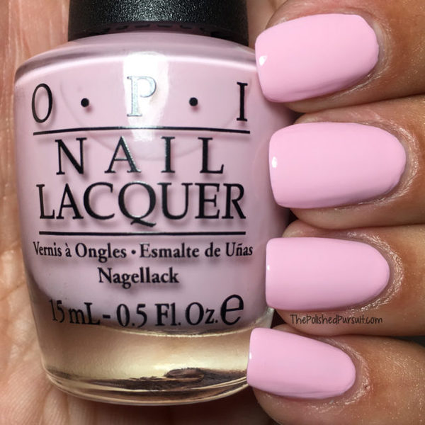Nail polish swatch / manicure of shade OPI Getting Nadi On My Honeymoon