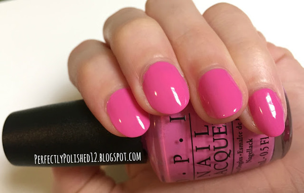 Nail polish swatch / manicure of shade OPI Two-Timing the Zones