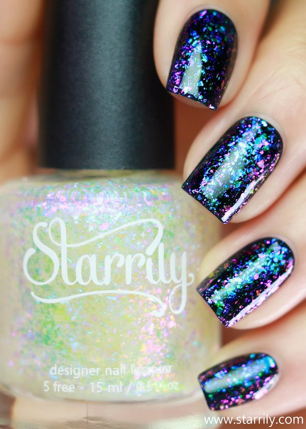 Nail polish swatch / manicure of shade Starrily Sorcery