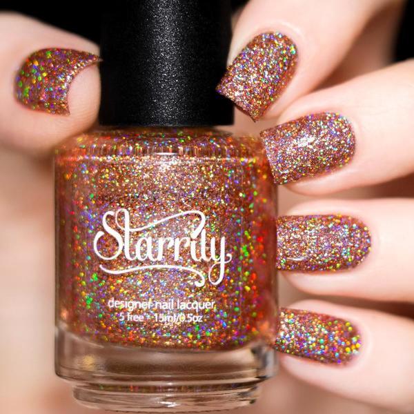 Nail polish swatch / manicure of shade Starrily Zyler the Cat