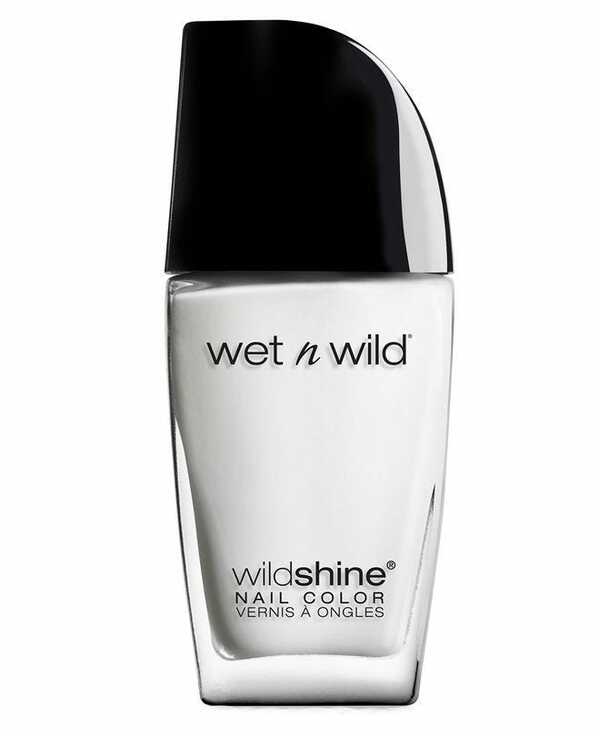 Nail polish swatch / manicure of shade wet n wild French White Crème