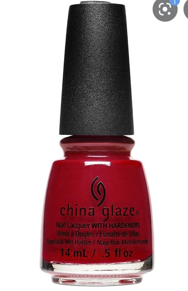 Nail polish swatch / manicure of shade China Glaze Santa's Side Chick