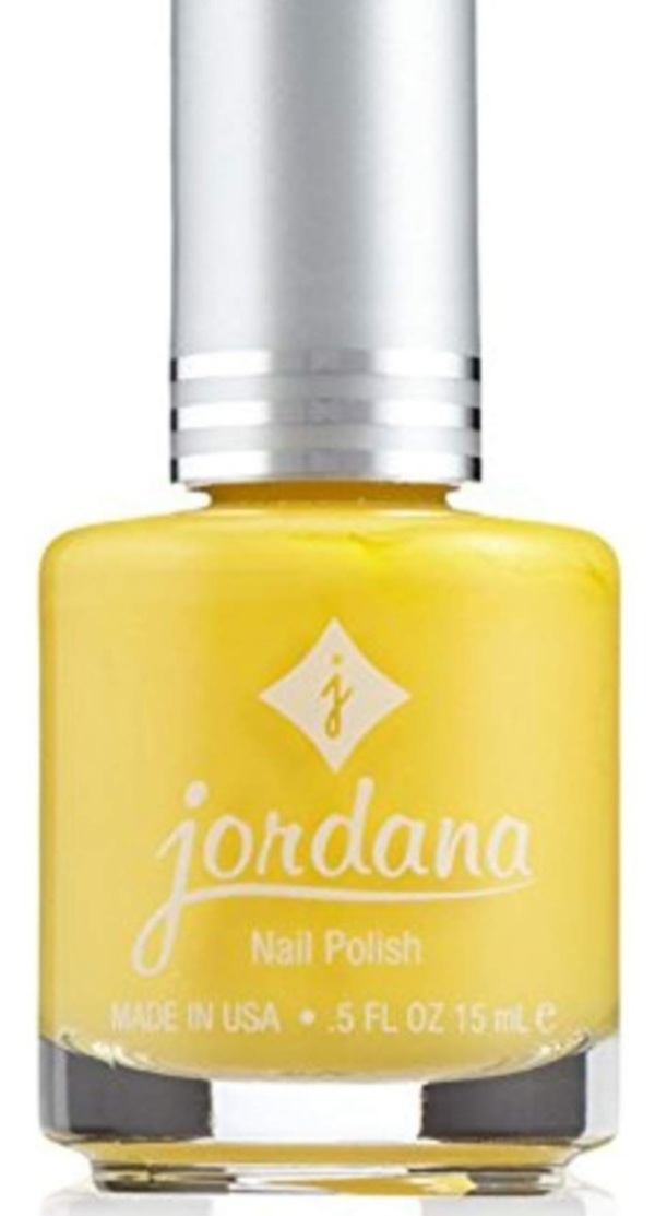 Nail polish swatch / manicure of shade Jordana Mellow Yellow