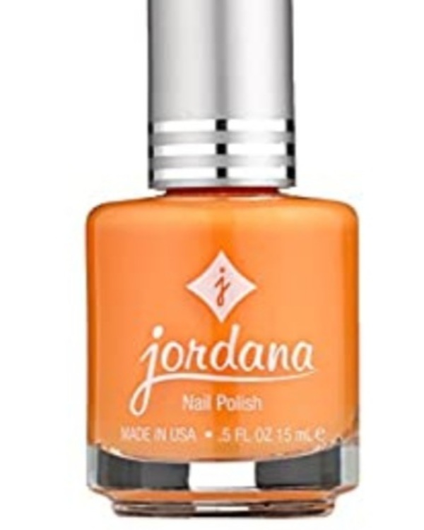 Nail polish swatch / manicure of shade Jordana Sweet Orange