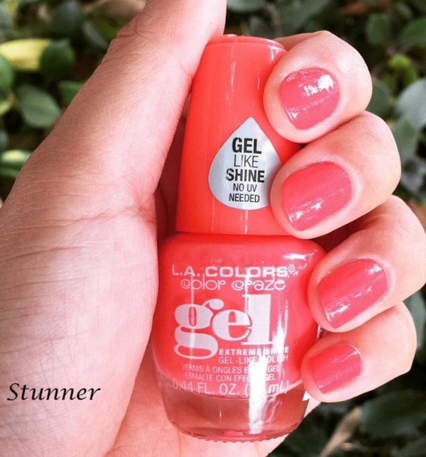 Nail polish swatch / manicure of shade L.A. Colors Stunner