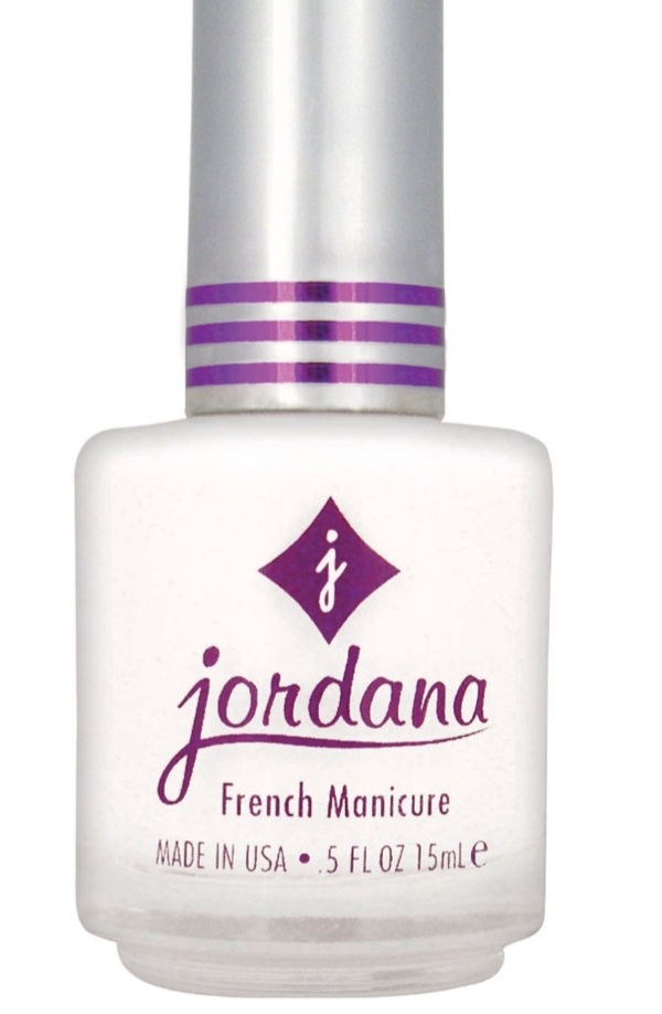 Nail polish swatch / manicure of shade Jordana French Manicure