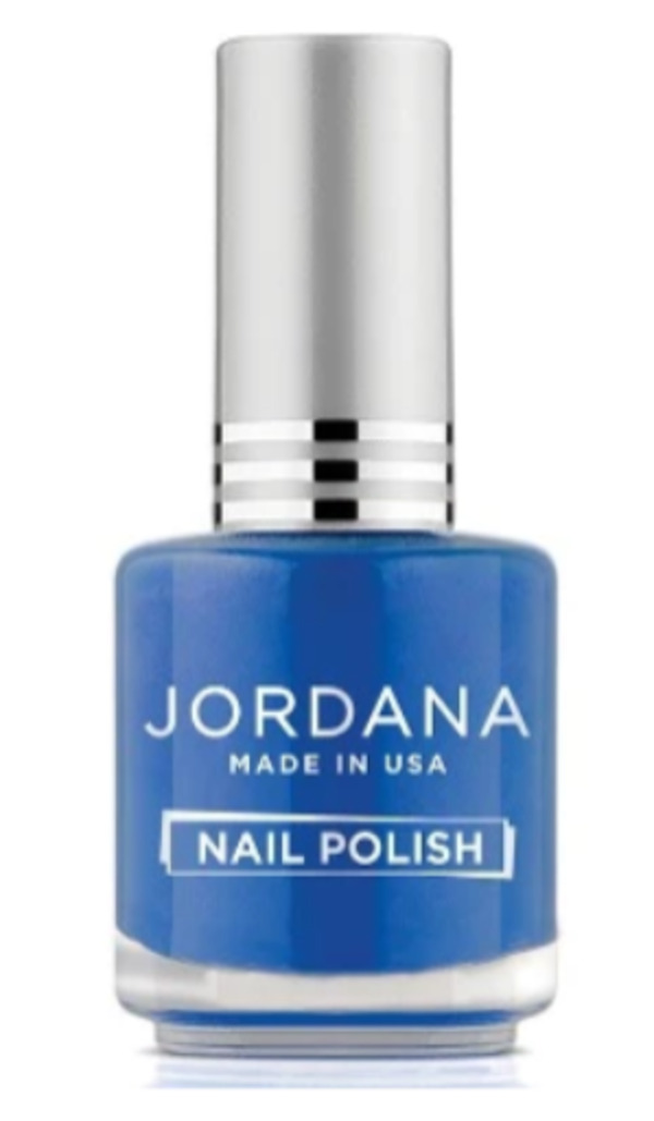 Nail polish swatch / manicure of shade Jordana Sapphire