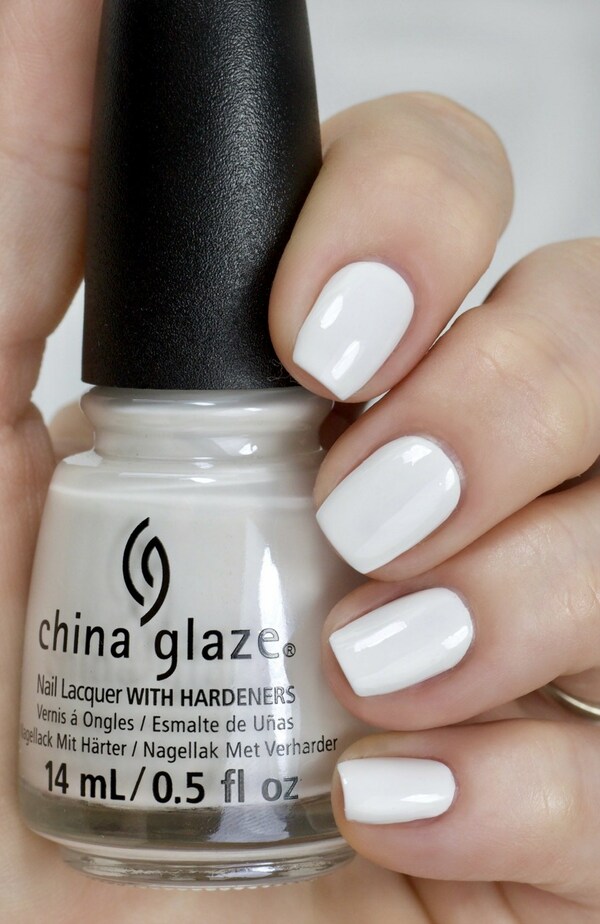 Nail polish swatch / manicure of shade China Glaze Summer Moon