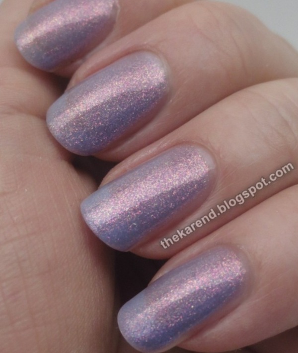 Nail polish swatch / manicure of shade L.A. Colors Magical