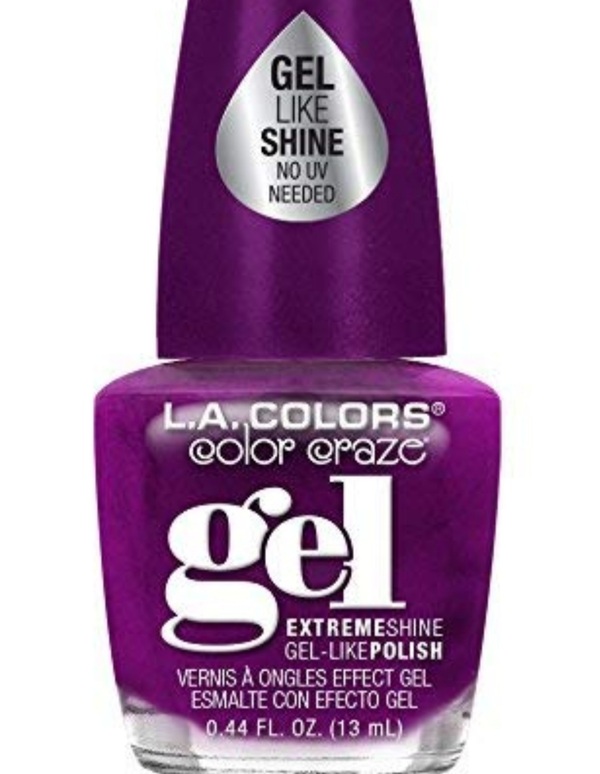 Nail polish swatch / manicure of shade L.A. Colors Ravishing