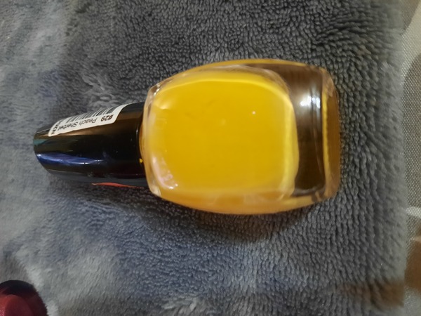 Nail polish swatch / manicure of shade Santee Peach Sherbet
