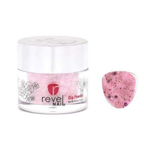 Nail polish swatch / manicure of shade Revel Rose Quartz