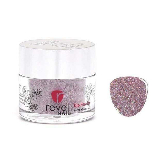 Nail polish swatch / manicure of shade Revel Confetti