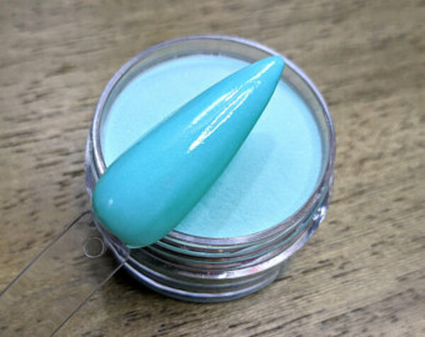 Nail polish swatch / manicure of shade Mani Mix Mint Chip