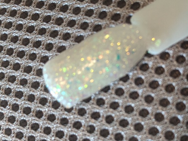 Nail polish swatch / manicure of shade Mani Mix Sequin