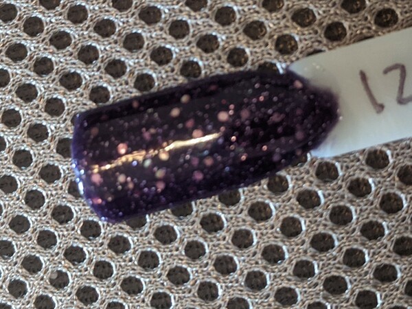 Nail polish swatch / manicure of shade Revel Party Animal