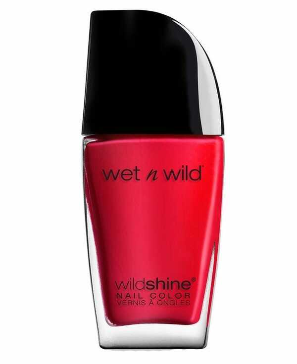 Nail polish swatch / manicure of shade wet n wild Red Red