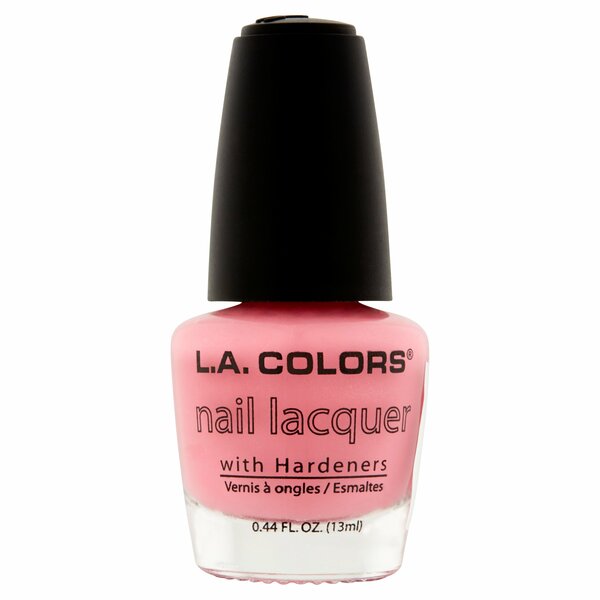 Nail polish swatch / manicure of shade L.A. Colors Bashful