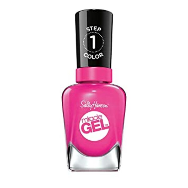 Nail polish swatch / manicure of shade Sally Hansen Pink Up