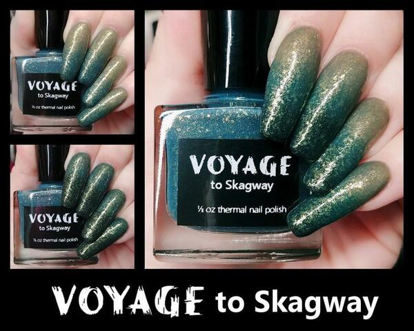 Nail polish swatch / manicure of shade PolishPak Voyage to Skagway