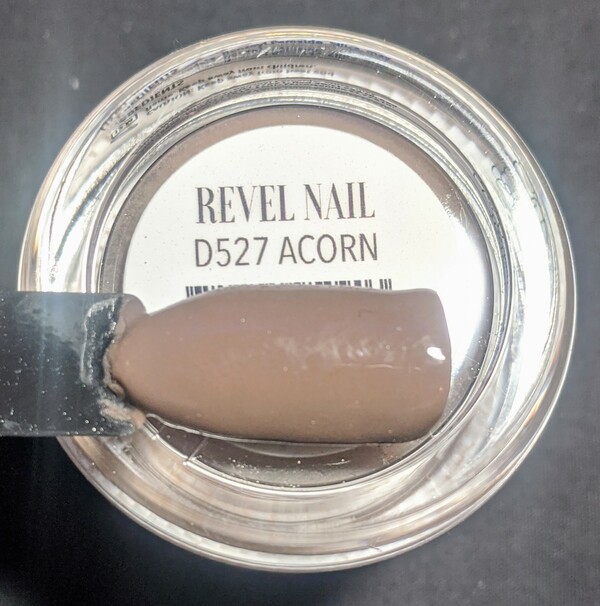 Nail polish swatch / manicure of shade Revel Acorn