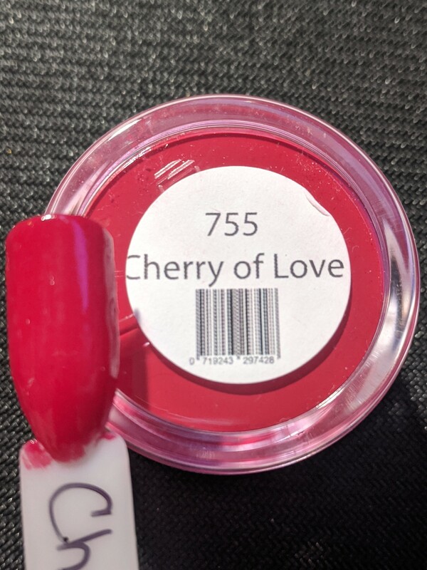 Nail polish swatch / manicure of shade Double Dip Cherry of Love