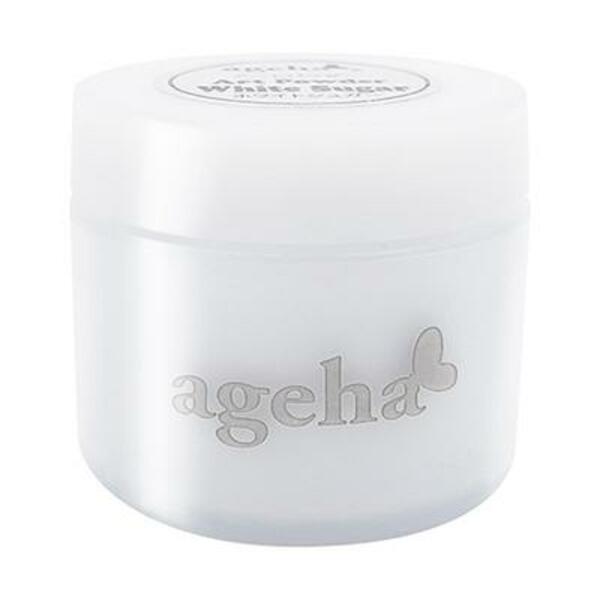 Nail polish swatch / manicure of shade Ageha Art Powder White