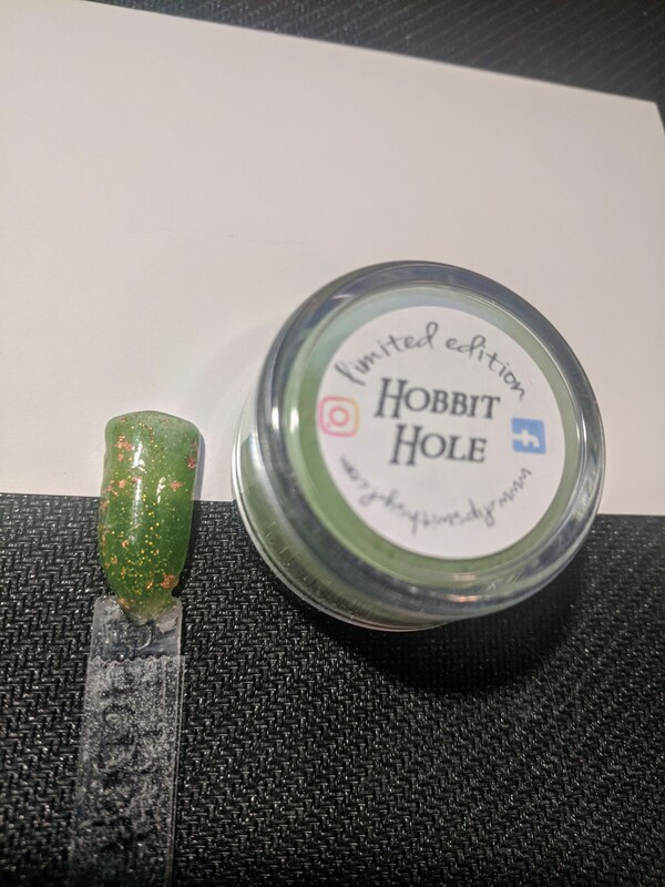 Nail polish swatch / manicure of shade Dips With Syd Hobbit Hole