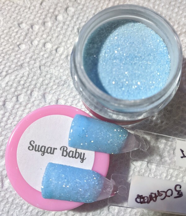 Nail polish swatch / manicure of shade Triple D Sugar Baby