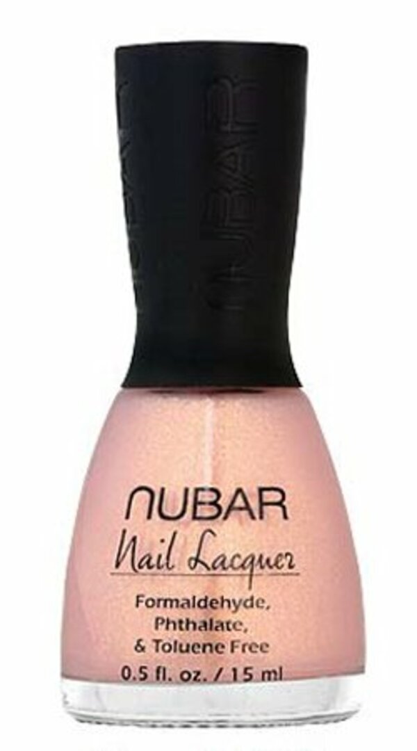 Nail polish swatch / manicure of shade Nubar Illuminating Apricot