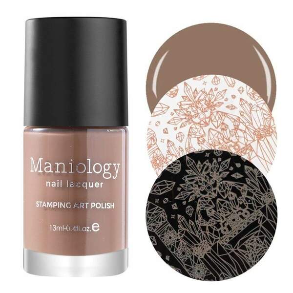 Nail polish swatch / manicure of shade Maniology Arabica