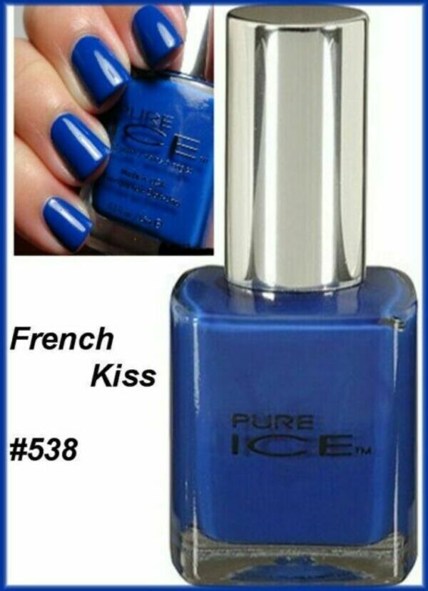 Nail polish swatch / manicure of shade Pure Ice French Kiss