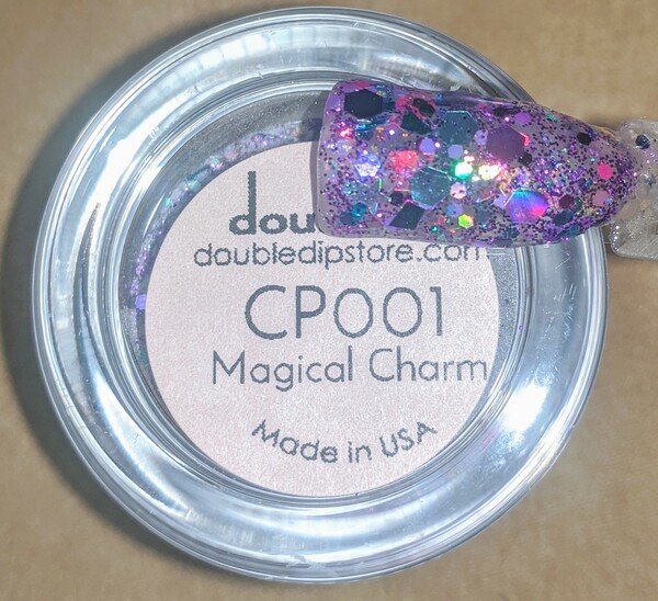Nail polish swatch / manicure of shade Double Dip Magical Charm