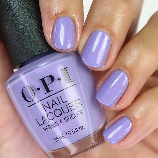 Nail polish swatch / manicure of shade OPI Galleria Vittorio Violet