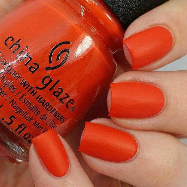 Nail polish swatch / manicure of shade China Glaze Sunset Seeker