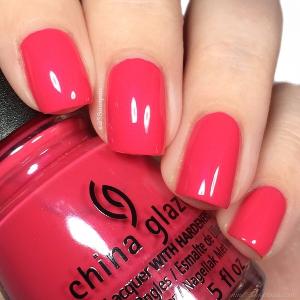 Nail polish swatch / manicure of shade China Glaze Bodysuit Yourself!