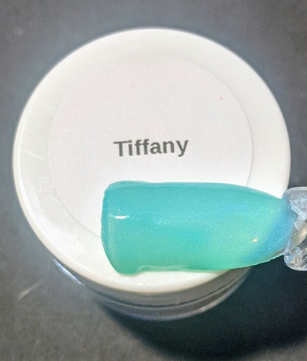 Nail polish swatch / manicure of shade Pampered Pretties Tiffany